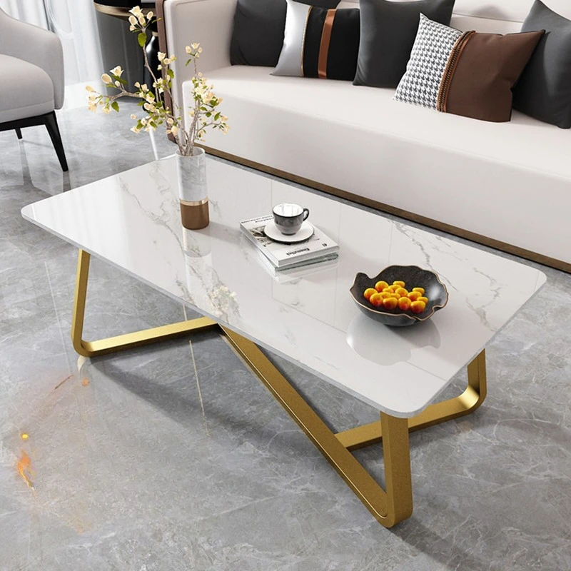 

Tea table, living room, small household, light luxury, small tea table, rock board, simple Nordic tea table