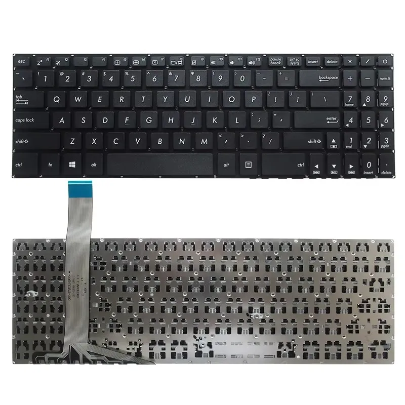 Keyboard for Asus X570 X570U X570UD X570Z X570ZD X570D X570DD YX570 YX570UD YX570ZD FX570 FX570UD US/Russian/Spanish Layout