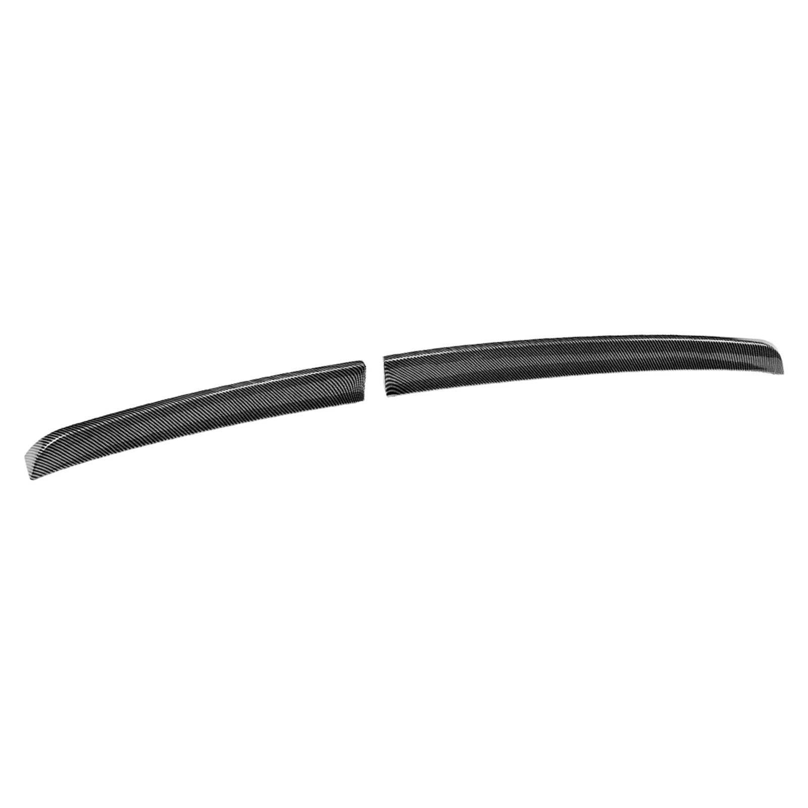 2PCS Car Rear Roof Wing Spoiler Boot Decklid Trim For Volkswagen VW Caddy MK4 2020 2021 2022 2023