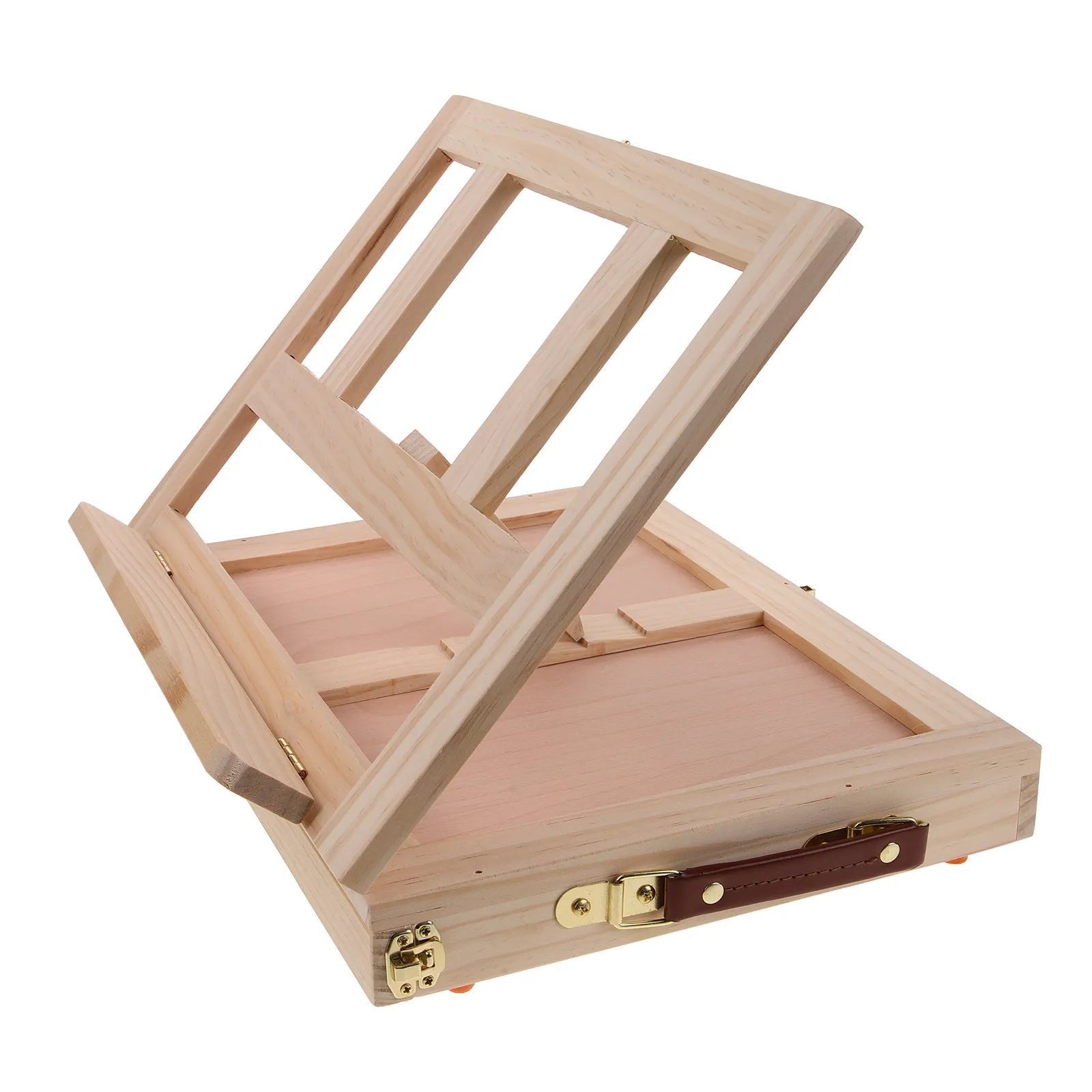 Collapsible Wood Sketch Easel with Storage Drawer Portable Lightweight Drawing Easel Artist Painting Stand for Outdoor Studio