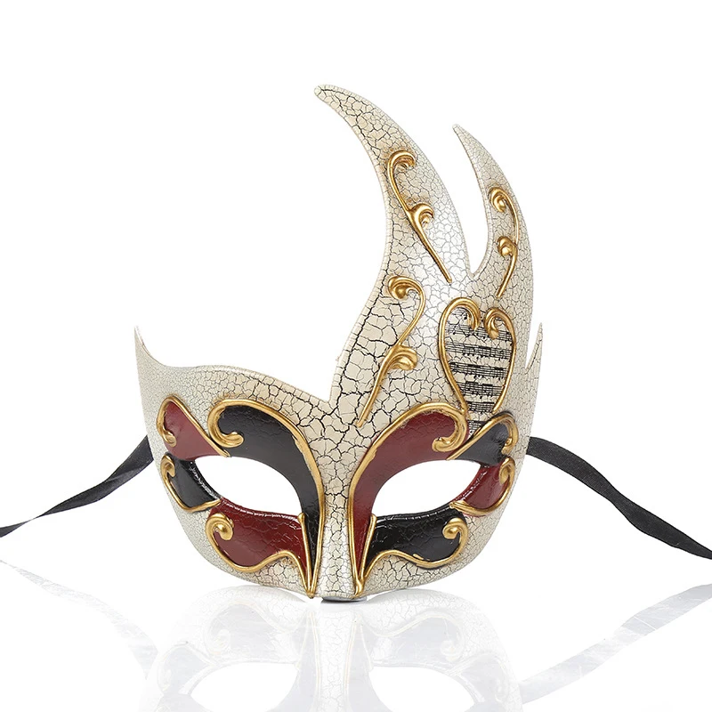 1Pcs Ladies Men Masquerade Ball Masks Venetian Party Eye Mask New Black Carnival Fancy Dress Costume Party Masks Decor