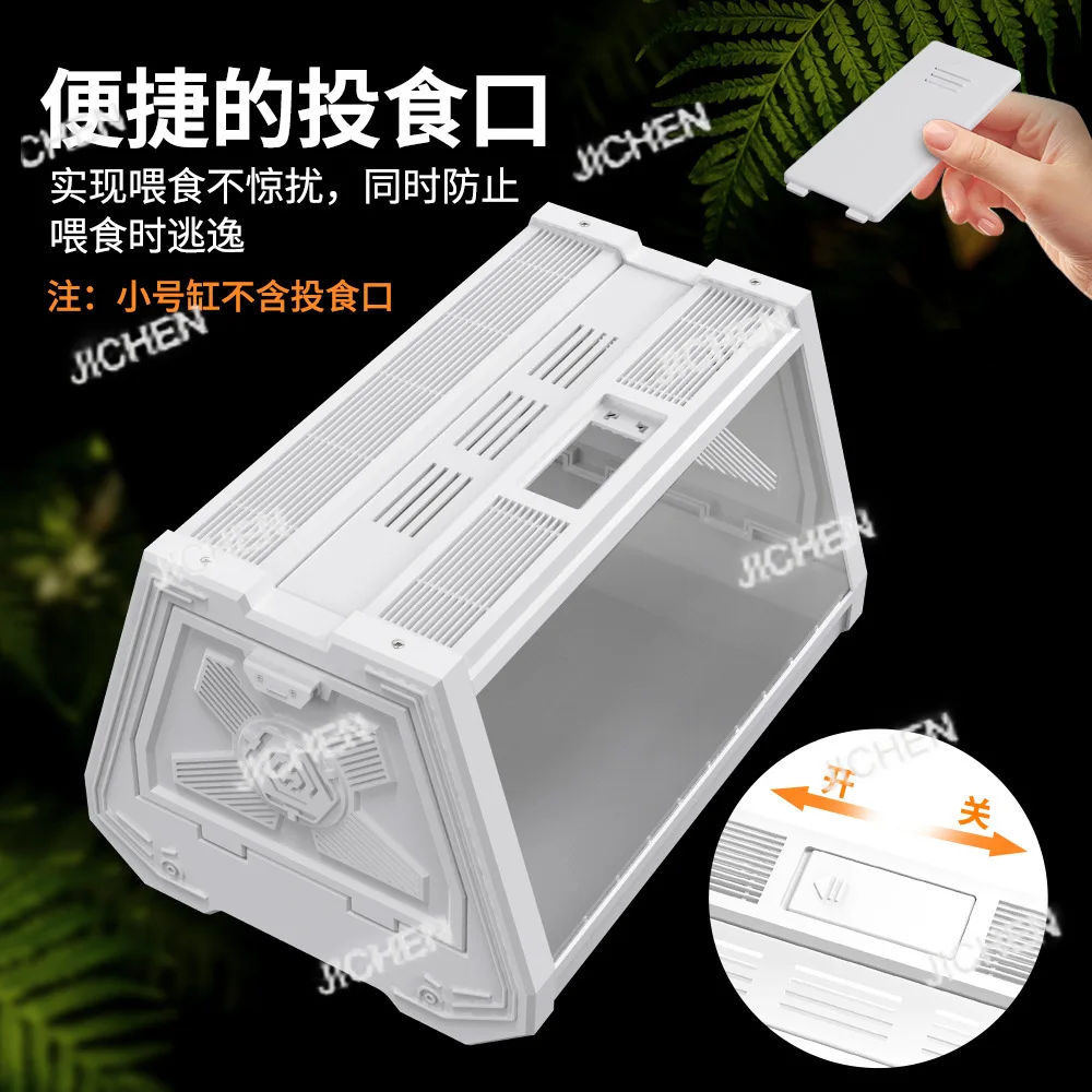 

Настольный удобный и прозрачный ящик для домашних животных, геккон-отшельник, крабовое дерево, лягушка, бытовой рептилия, экологический пейзаж для домашних животных