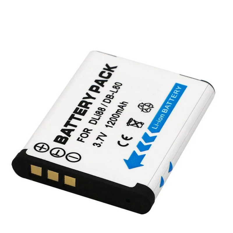 

3.7V 1200mAh Replacement Battery for DLi88 Camera DB-L80 VBX070