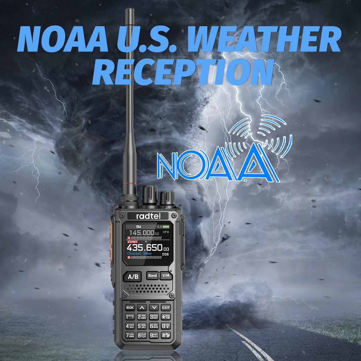 Radtel RT-920 ShortWave UHF VHF LSB USB CW Rx เครื่องวิเคราะห์สเปกตรัมวิทยุ AM FM Ham Radio เครื่องชาร์จเดสก์ท็อปและเครื่องส่งรับวิทยุประเภท C
