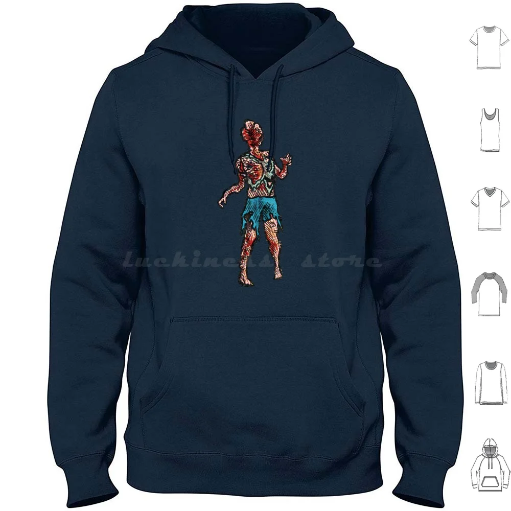 Clicker-The Last Of Us Fan Art Hoodies Long Sleeve Fan Art Painted Digital Illustration Adventure Action Vintage Comic