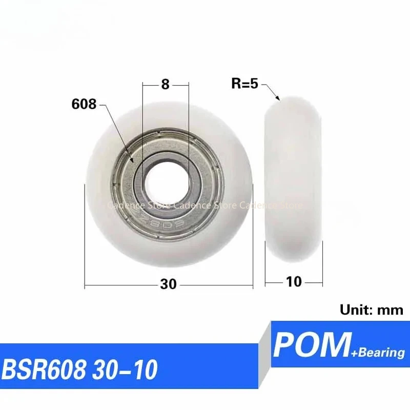 10 قطعة 608zz 698ZZ تحمل المغلفة بوم علبة المدفوعات النقدية الأسطوانة مصراع دش زجاج الباب عجلة الداخلية ضياء. محامل مناسبة من النوع الدائري 8 مم