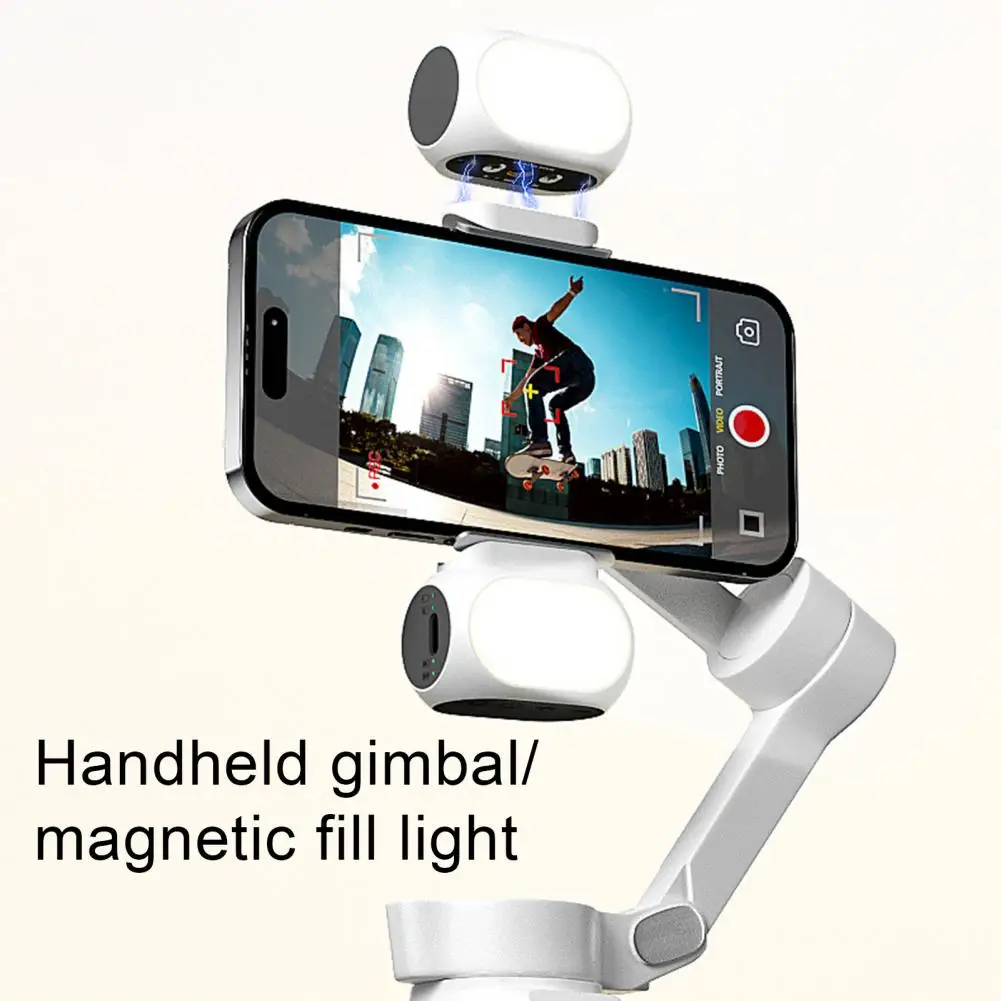 ไฟเติมแบบปรับได้ Quick Assembly เติมแสงแบบพกพาแกนกันสั่นพร้อมไฟ LED หรี่แสงได้สําหรับโทรศัพท์สําหรับเนื้อหา