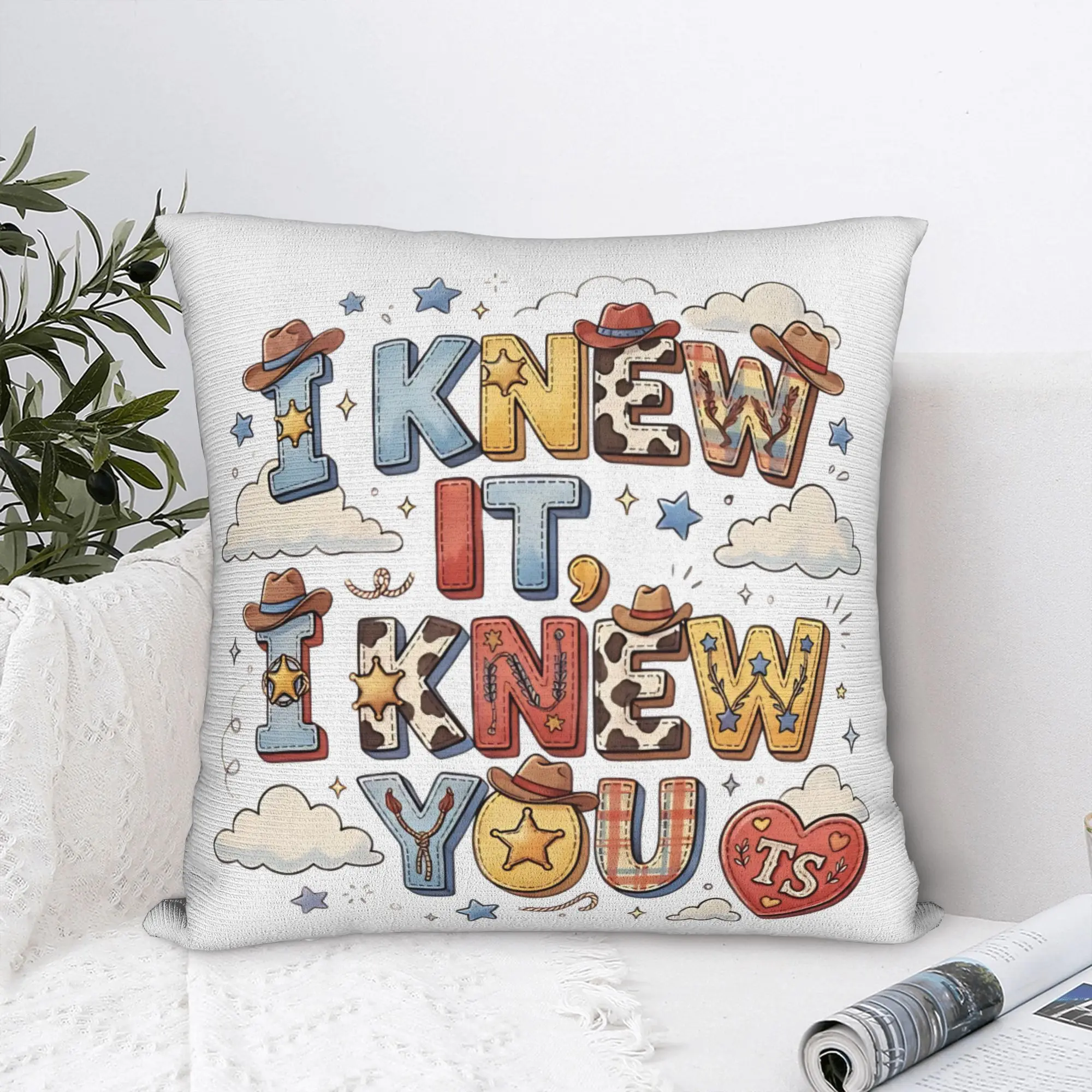 I Knew It I Knew You Groovy Parody  Pillowcase Cushion Cover Decorations TS5 Pillow Case Cover Home Dropshipping