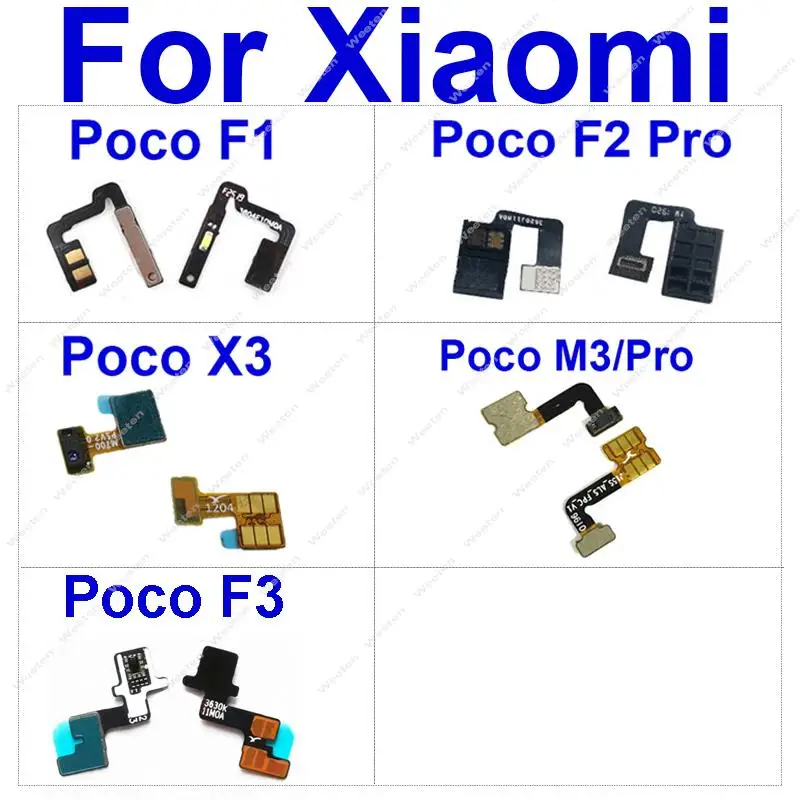 Flashlight Proximity Sensor Ambient Flex Cable For Xiaomi Poco F3 F2 M3 X3 Pro X3NFC For POCO F1 Led Notification Light Flex