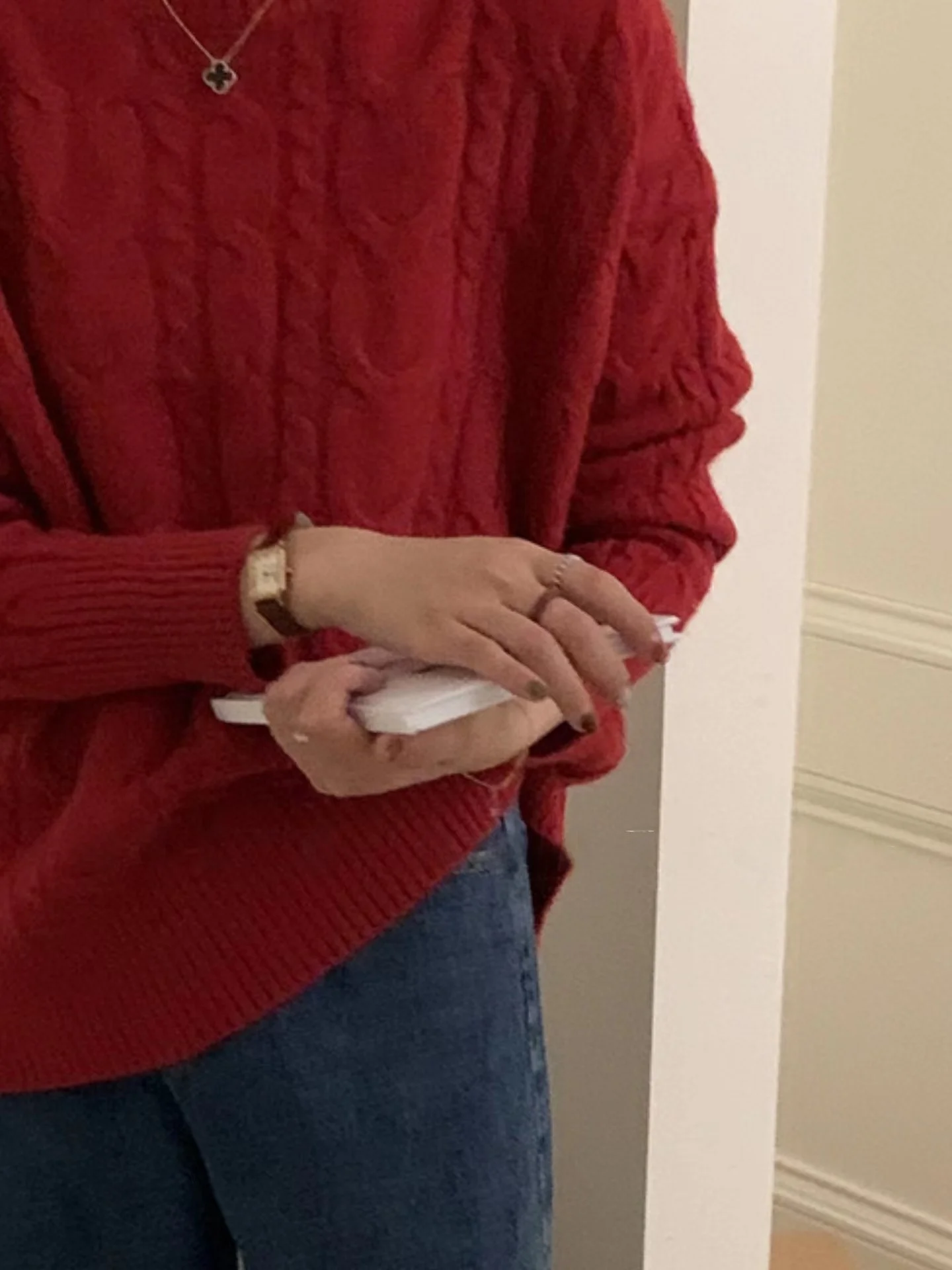 

ing Color round Ne 3D Twist Knitted Loose Color Sweater Comfortable Breathable Faionable Casual Long Sve