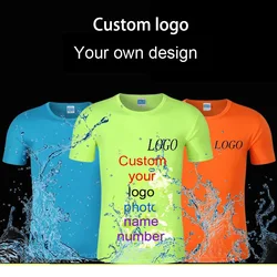 Custom logo Men's Running T-Shirts Sport T-Shirts, Fitness Gym Running Shirts, Soccer Shirts Men's Jersey Basketball Sportswear