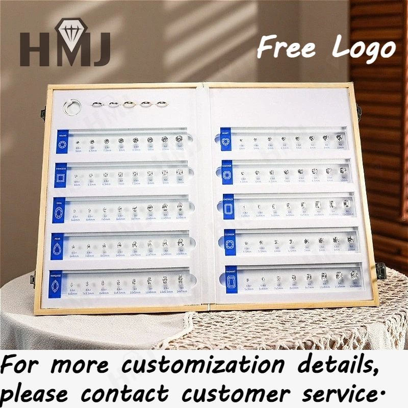 Jewelry Setting Gemstones Size Diamond Carat Ring Sizer Tester Guideline Tools Comparison Jewerly Dealer Tools Set Top Quality
