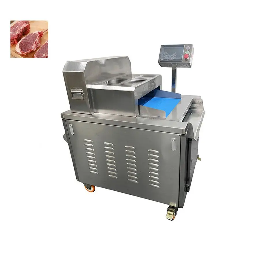 FOODLINE Frozen Meat Cutter Precision Cutting Frozen Meat Slicer Machine For Frozen Meat Raw Material Processing Line