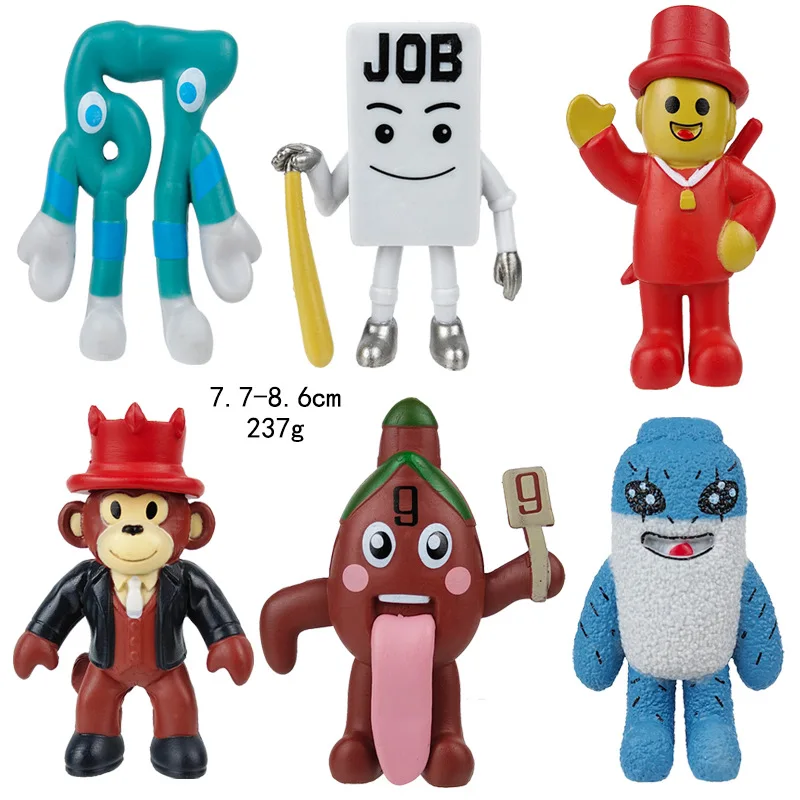 Italienische Brainrot-Actionfiguren „Steal A Brainrot“, Modellpuppe, Anime-Ornamente, 67 Haus, 9 Mitarbeiter, Erdbeere, Elefant, Kinderspielzeug, Geschenk