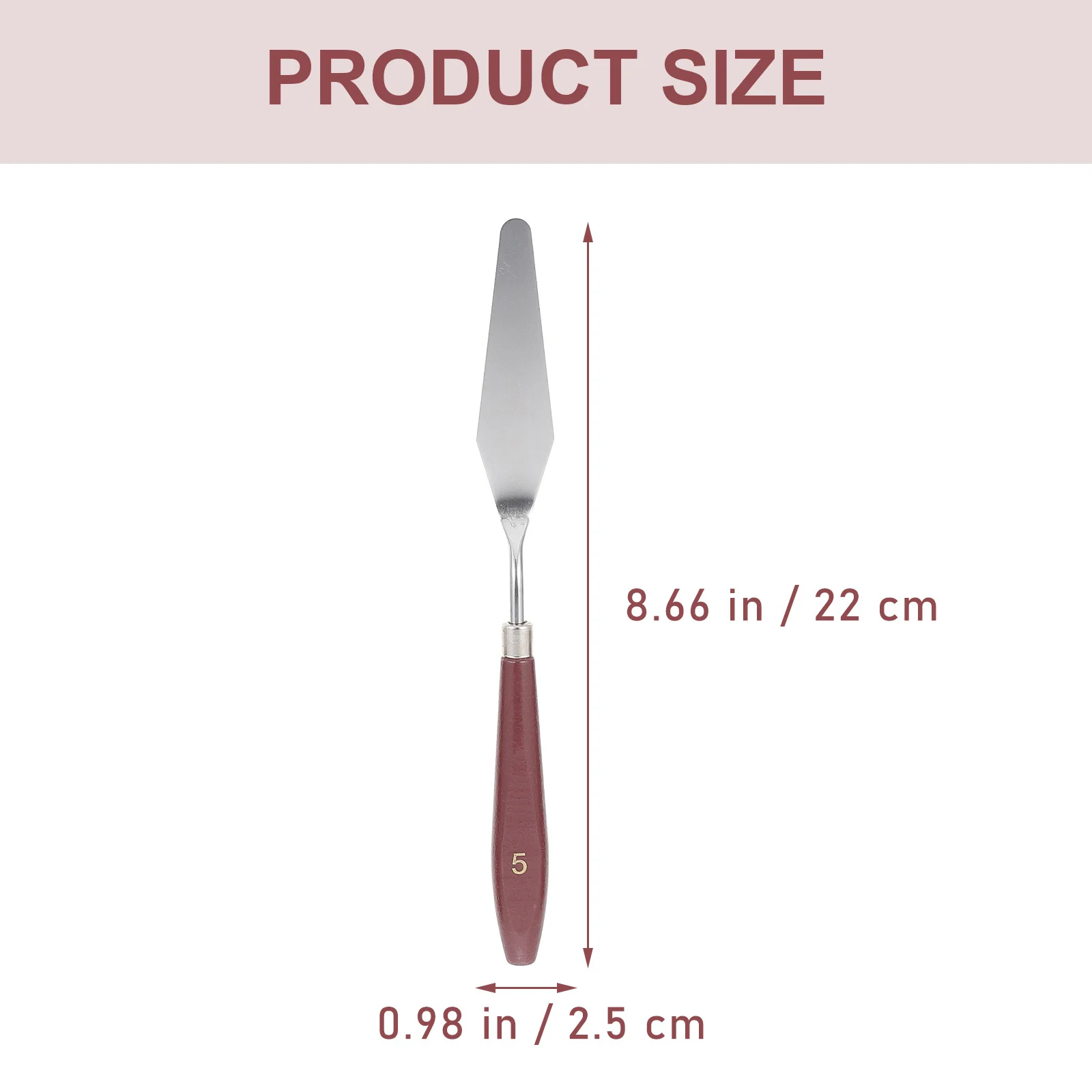 

1Set Oil Painting Scraper Acrylic Painting Tool Set Stainless Steel Color Mixing Knives for Art Ceramics Pottery Wall