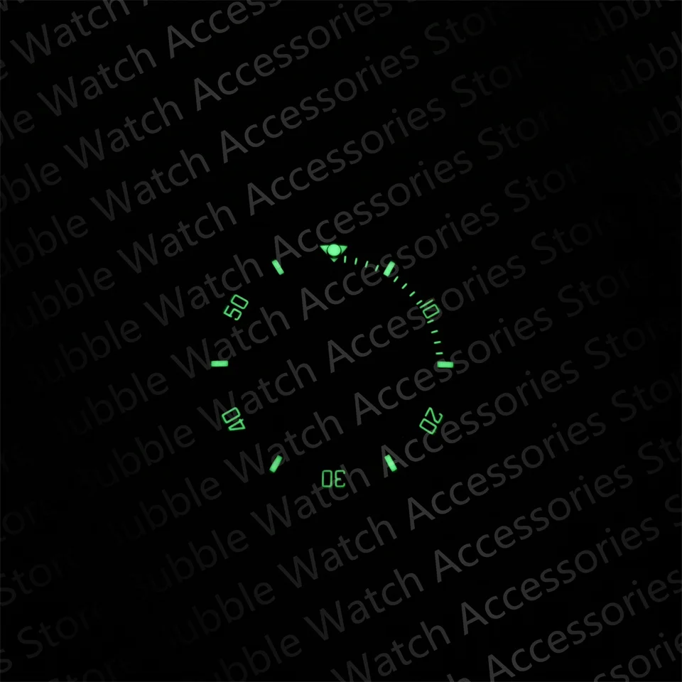 Mod-black خاتم سيراميك لساعة ، حلقة مضيئة مع إدراج الحافة ، أخضر/أزرق ، 38 مللي متر ، 40 مللي متر ، يصلح ل rlx sub gmt