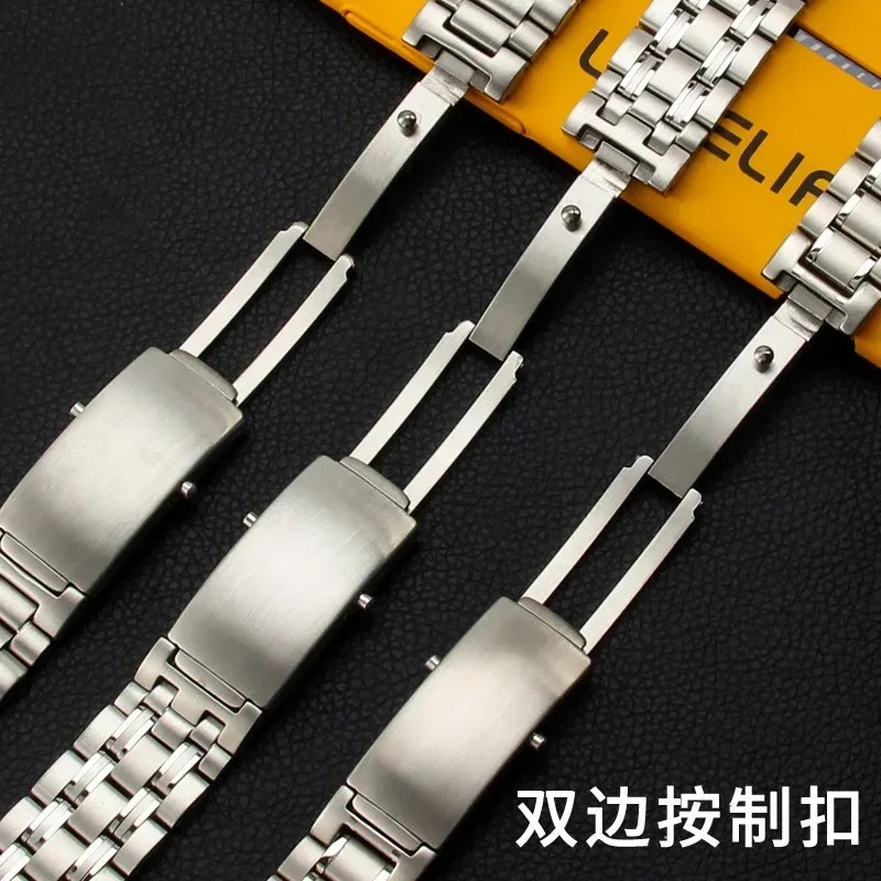 Watch Accessories Band for Omega Seamaster 300 Ocean Universe 600 Observatory Solid Stainless 316L Steel Watch Straps 18mm 20mm