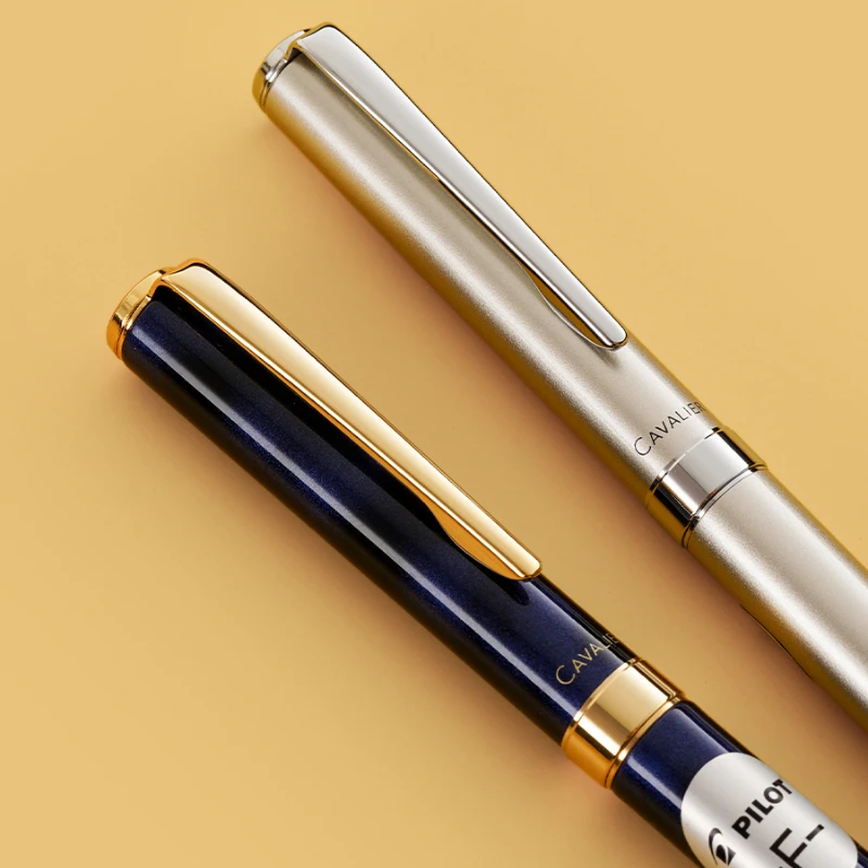 

PILOT Cavalier Brass Fountain Pen F M 0.5 0.7MM Nib with Marble Pattern FCAN-3SR New Year's Gift Japanese High-end Stationery