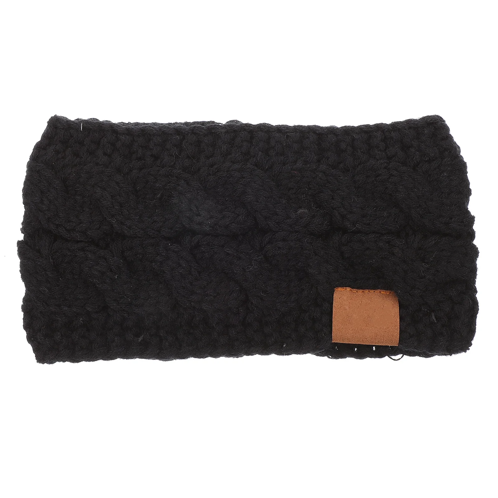 

Knitted Wide-Brimmed Wool Hairband Elastic Breathable Fashion Sports Headwear Supple Lightweight Fitness Yoga Exercise Outdoor