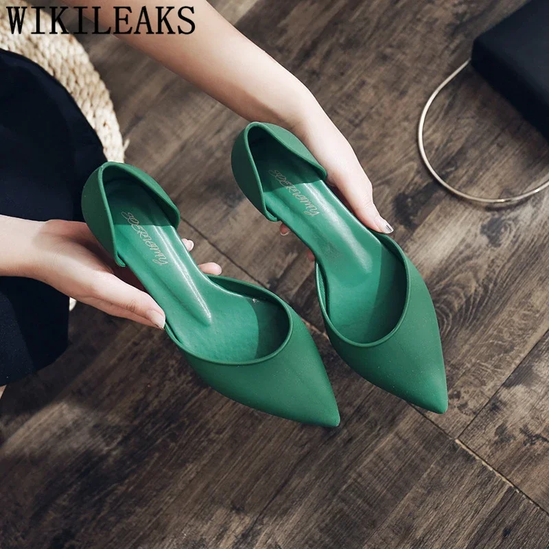 Pointed Heels Fashion Low Heel Shoes Elegant Shoes For Woman Party Shoes Chaussure Mariage Femme Buty Damskie Туфли На Каблуке