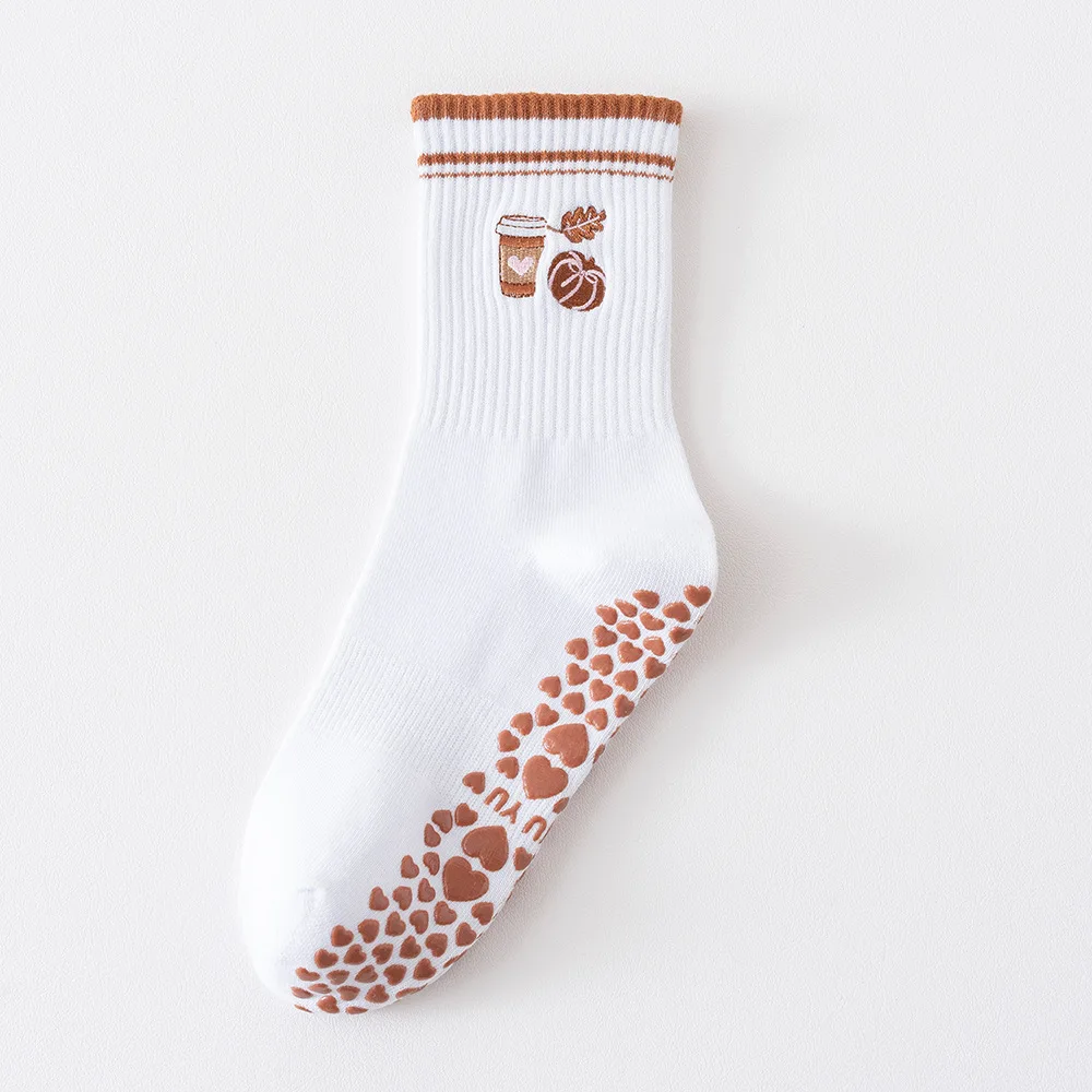 مصنع جوارب اليوغا المهنية جوارب بيلاتيس داخلي المضادة للانزلاق قصيرة أنبوب الطابق الجوارب الرياضية النساء الجوارب