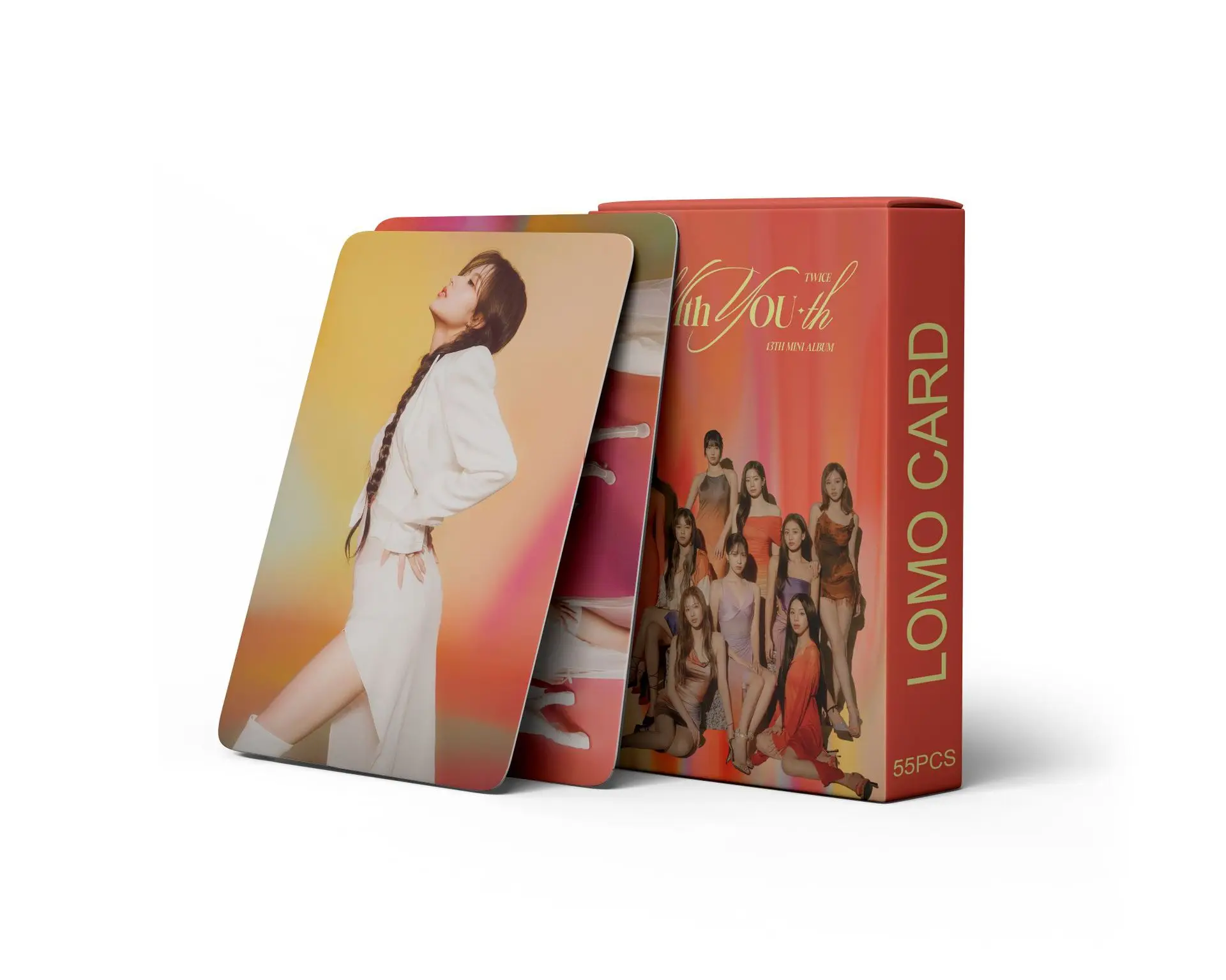 K-POP twice 13th mini album With YOU-th LOMO card postcard photocard image 5