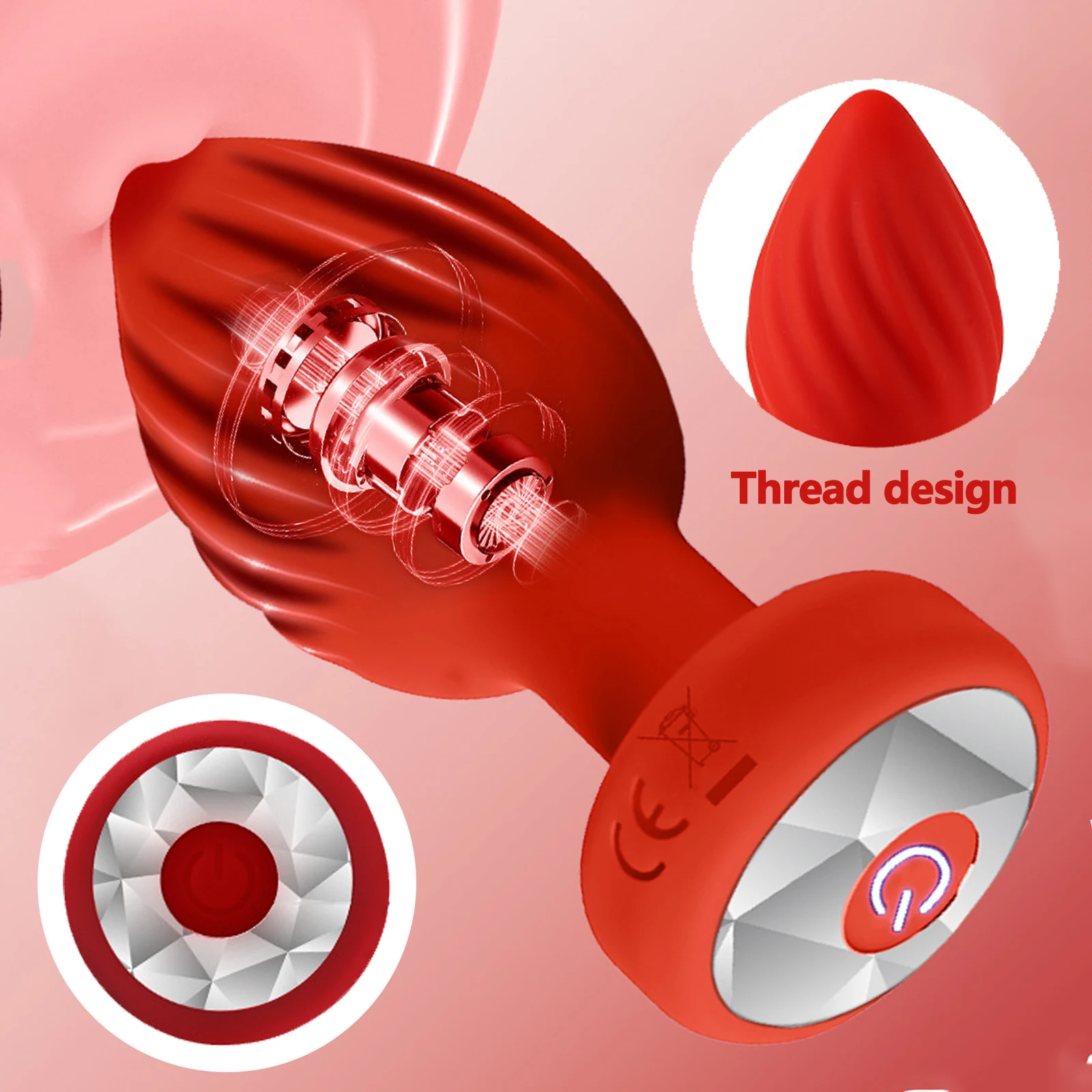 APP التحكم المكونات الشرج هزاز سماعة لاسلكية تعمل بالبلوتوث بعقب المكونات جهاز تدليك للبروستاتا محفز الإناث الاستمناء الكبار مثلي الجنس الجنس لعب #3