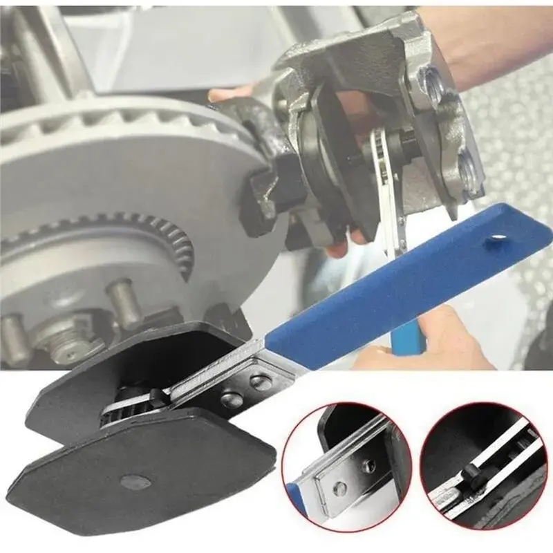 New-Stainless Steel Press Brake Piston Caliper Spreader Tool Car Ratchet Twin Quad Separator Pad Disc Repair Kit