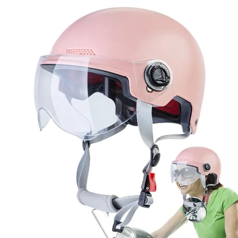 Half Bike Helmets Shock-Absorbing Half-Helmets For Men Women Adult Helmets For Mountain Road Ebikes Electric Scooter Skating