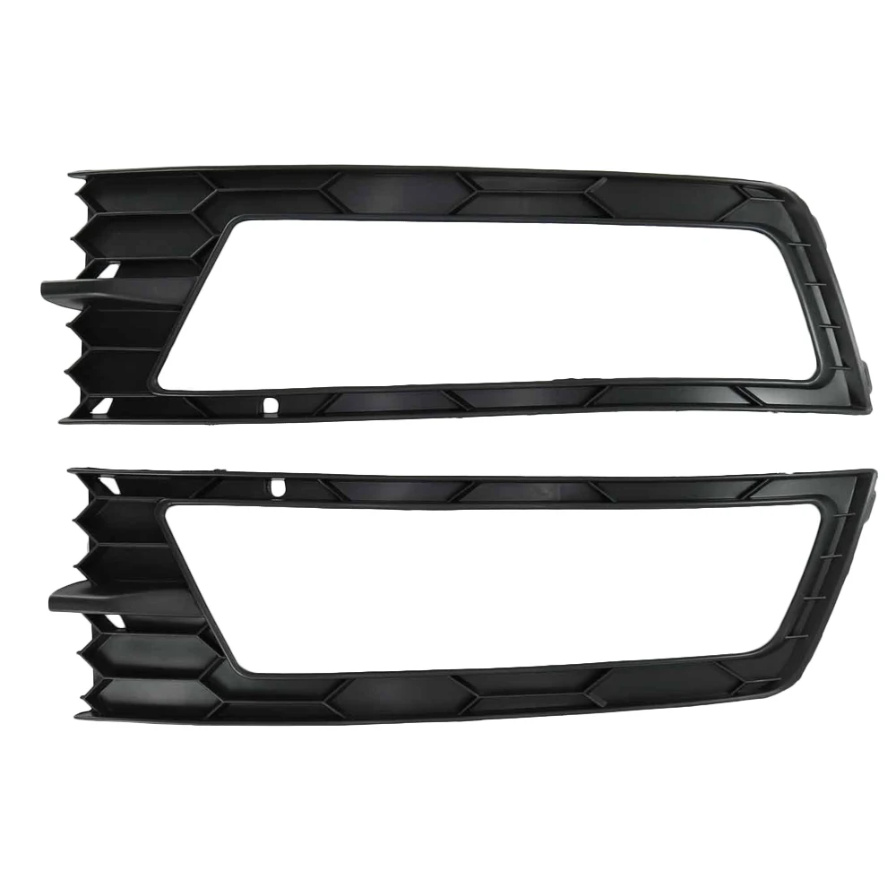 2Pcs Auto Front Fog Lamp Frame For Skoda Rapid 2013 2014 2015 2016 2017 Bumper Fog Lamp Light Lower Grille Hole Car Accessories