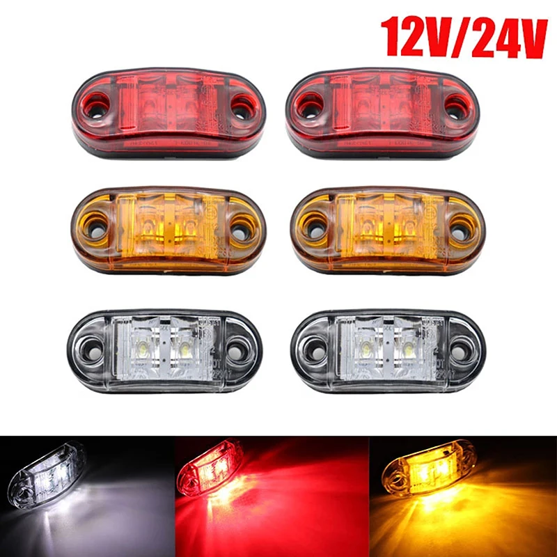 

Warning Light LED Diode Light Oval LED Side Marker Lamp 12V 24V Truck Accessorie