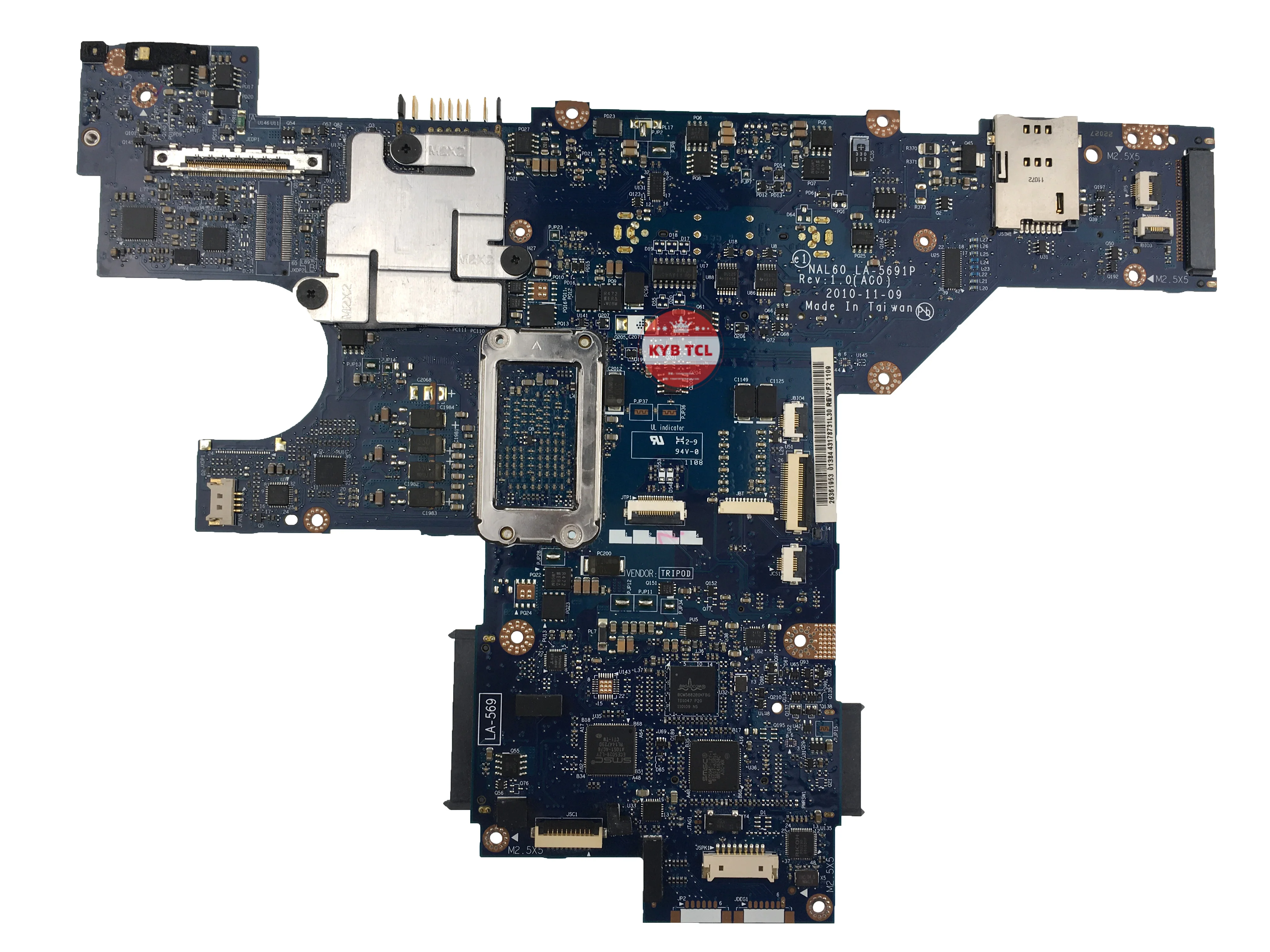 031NK2 05TMMX 0TK2GM Mainboard NAL60 LA-5691P For Dell Latitude E4310 Laptop Motherboard CN-073MM6 073MM6 CN-031NK2 Notebook