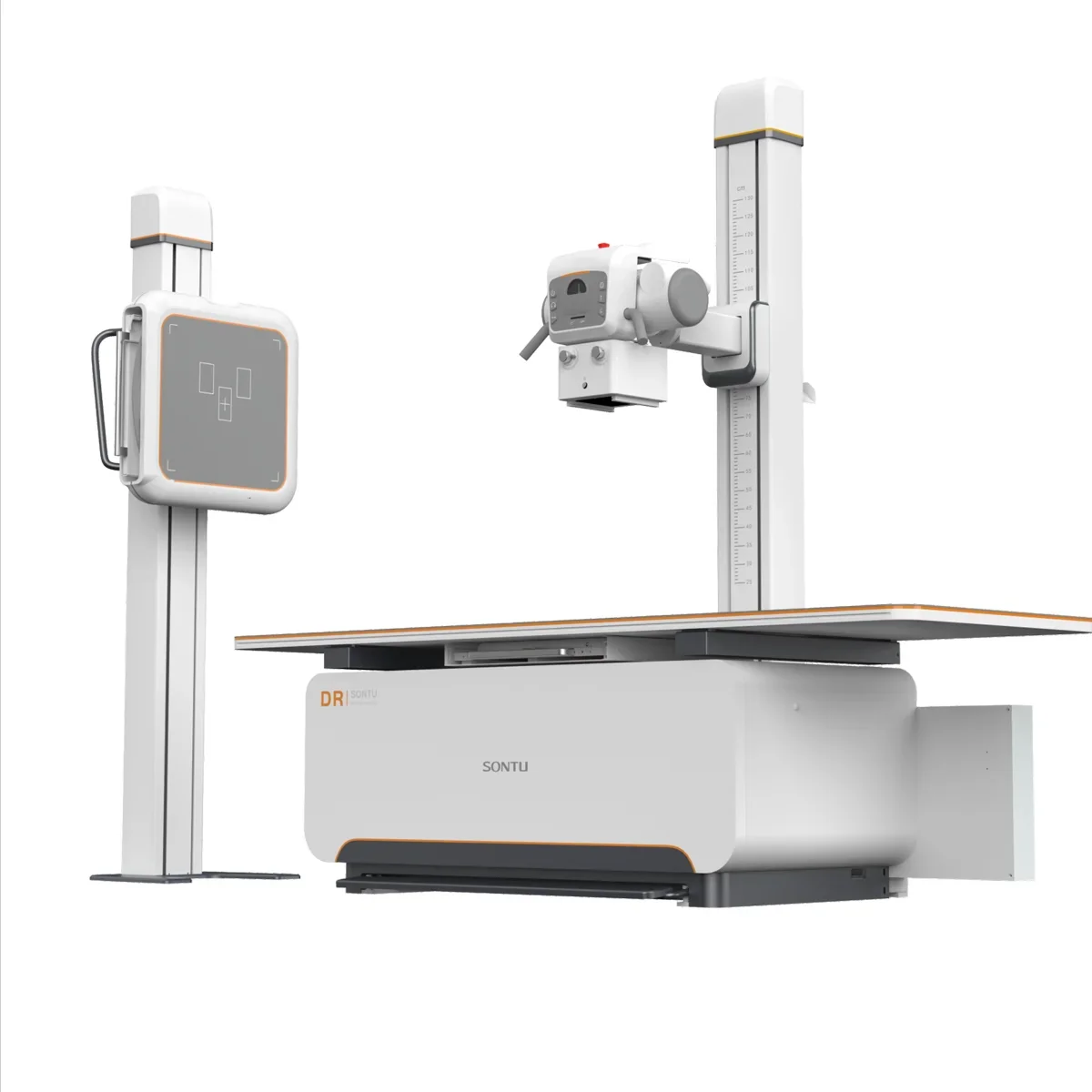 With Plat Panel Detector X-ray Machine Digital Radiography System Double Column DR High Frequency DR X Ray