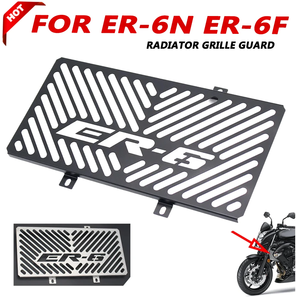 

For Kawasaki ER6N ER-6N ER6F ER-6F 2009 2010 2011 Motorcycle Radiator Grille Guard Grill Protective Protection Cover Protector