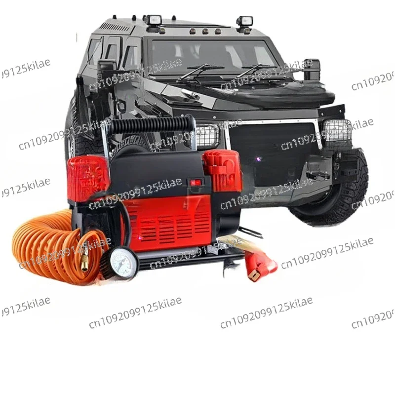 

Portable Air Compressor Tire Inflator Car Dual-Cylinder Air Pump 780W High-Power High-Pressure Air Pump with Mechanical Watch