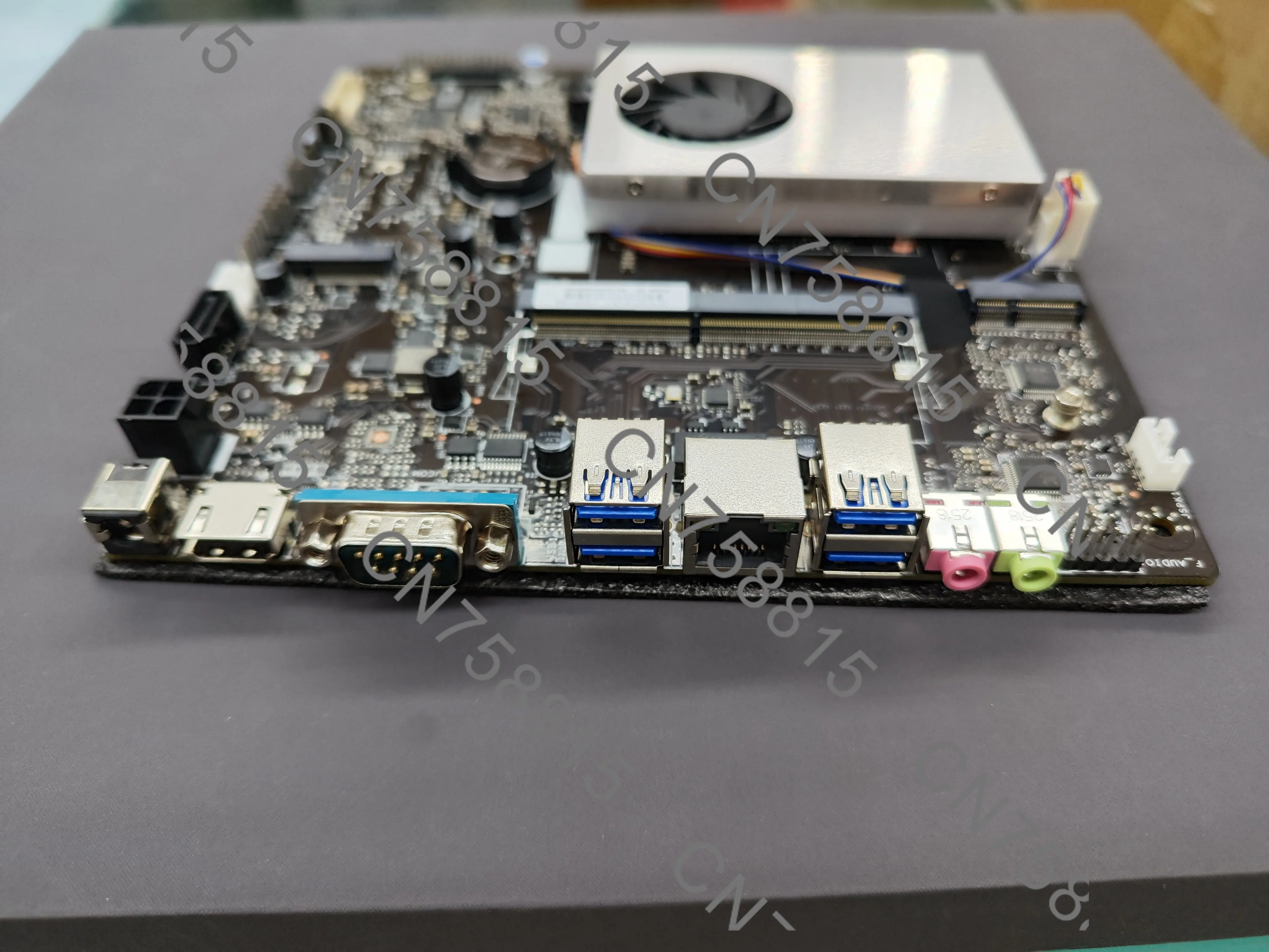 Материнская плата JW n100 Intel ITX 12-го поколения, 17*17 см, четырехъядерная, для NAS, 12В