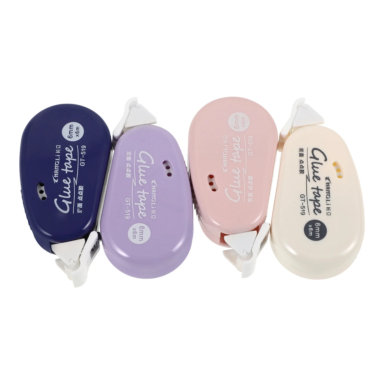 

4Pcs Double Sided Tape Roller Strong Adhesive Glue Tape for Office Crafts Adhesive Roller Bulk Replacement Glue Tapes