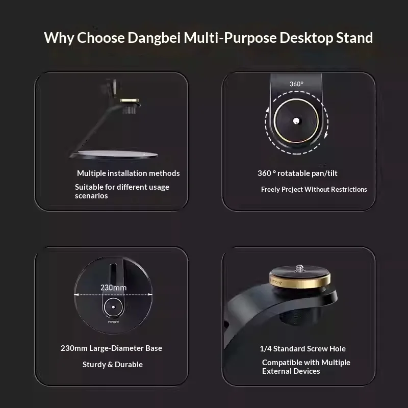 Dangbei Multi-purpose projection desktop support for front projection and top projection 5KG load-bearing support X / F series
