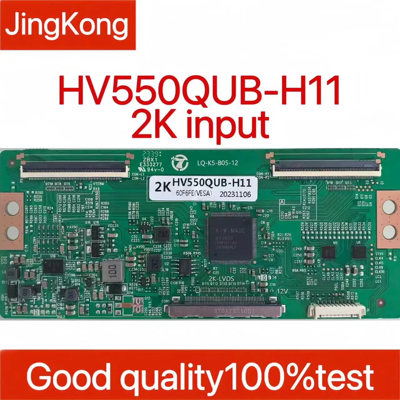 New 4K to 2K Logic Board HV550QUB-H81 HV550QUB-H11 HV550QUB-H131 2K Input