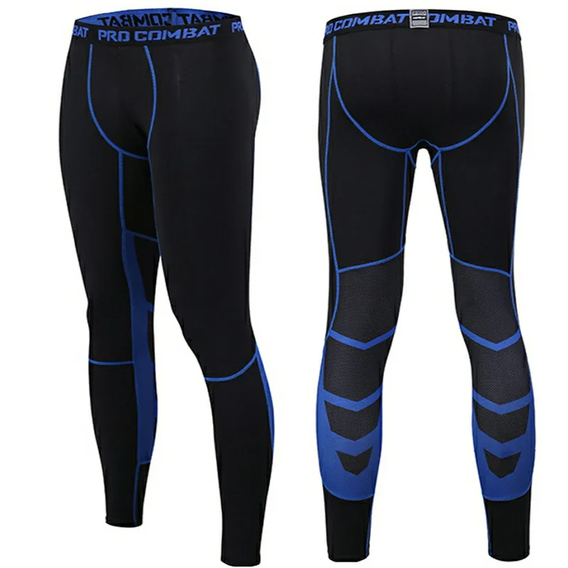 Leggings Men's Fitness Sports Leggings Running Training Printed Trousers Stretch Quick-drying Breathable Basketball Pants