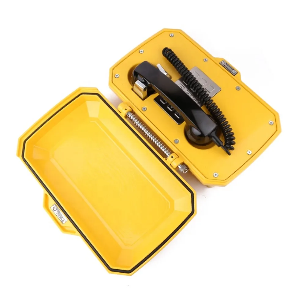 Traffic Communication Metal Housing Telephone Encryption Airport IP65 Defense Industrial Telephone
