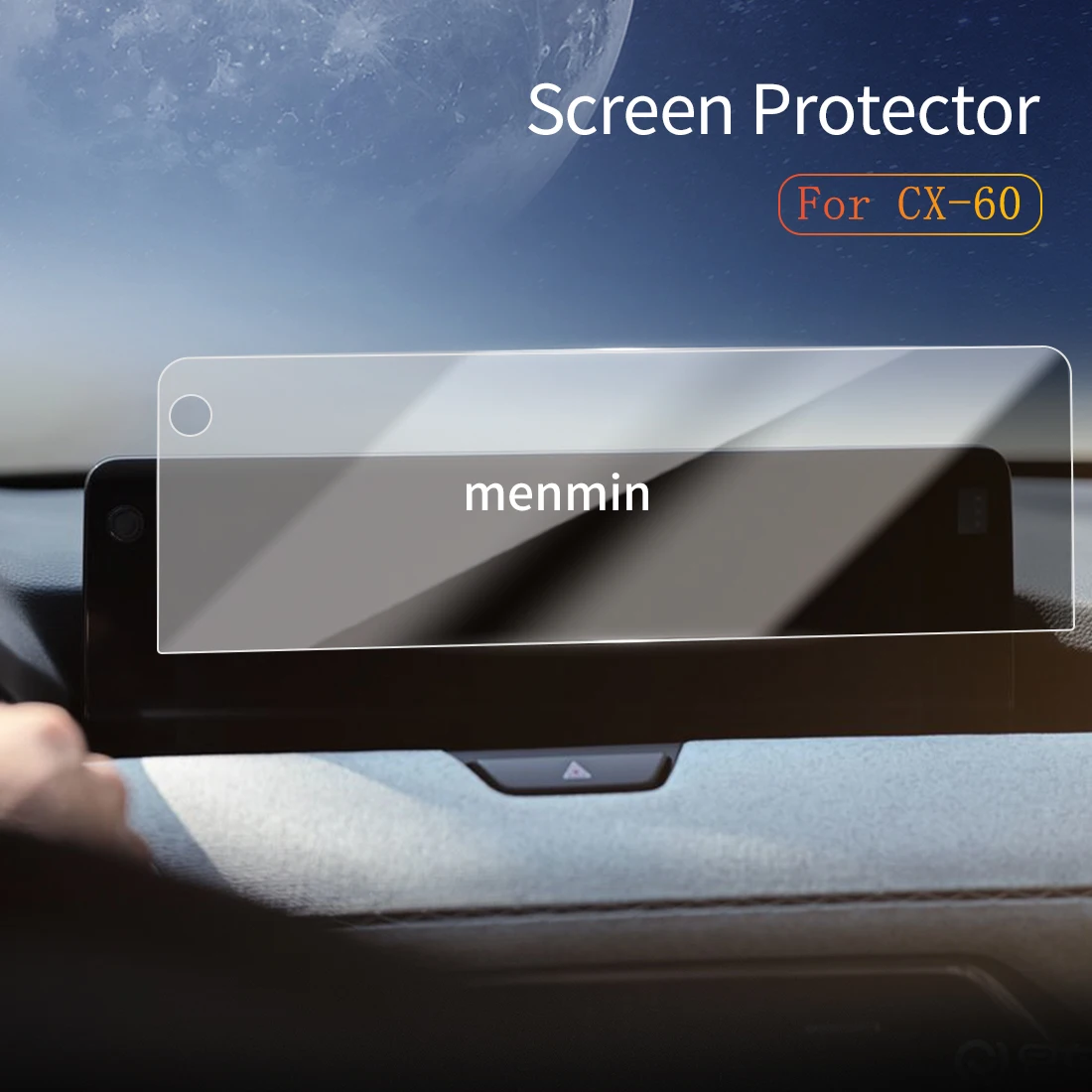 Car Stickers Dash Carplay Mirror Screen Protector Display Tempered Glass Protective Film Vehicle Accessories For24 MAZDA CX-60