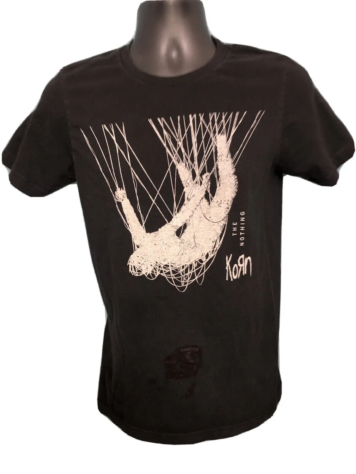 Футболка Korn The Nothing Small, футболка Pacific Nu Metal Fieldy Munky Head Davies SEE PIX с длинными или короткими рукавами