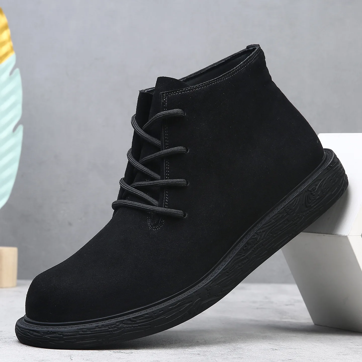 

Новые модные мужские ботинки из натуральной кожи, повседневные молодежные стильные короткие ботинки