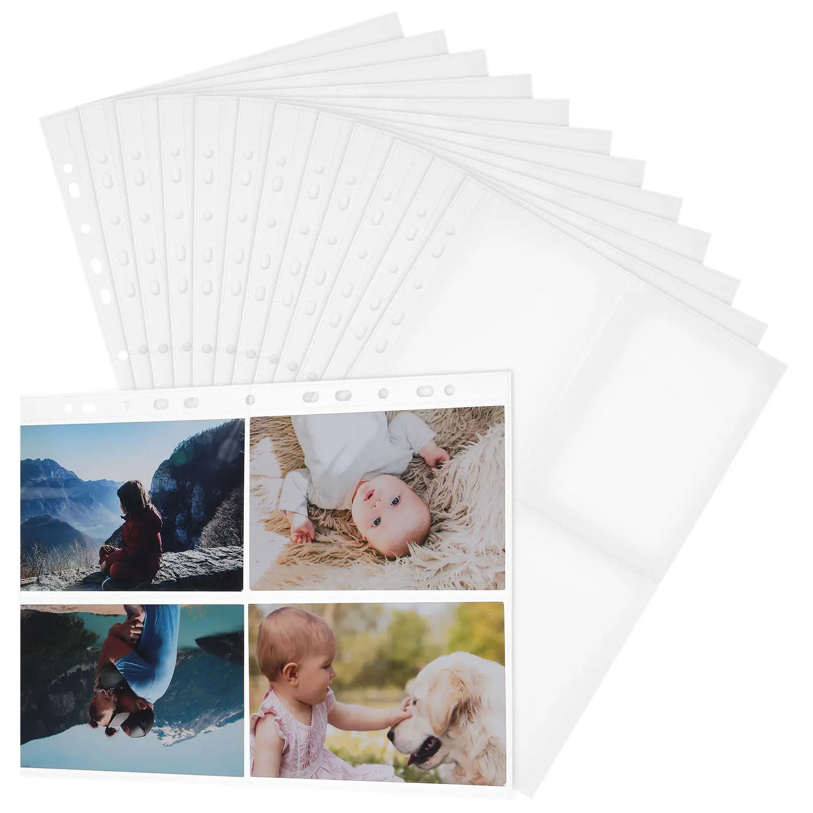 30pcs-a4-card-binder-sleeves-double-sided-4-pocket-transparent-pp-pages-for-sports-cards-baseball-football-business-postcards