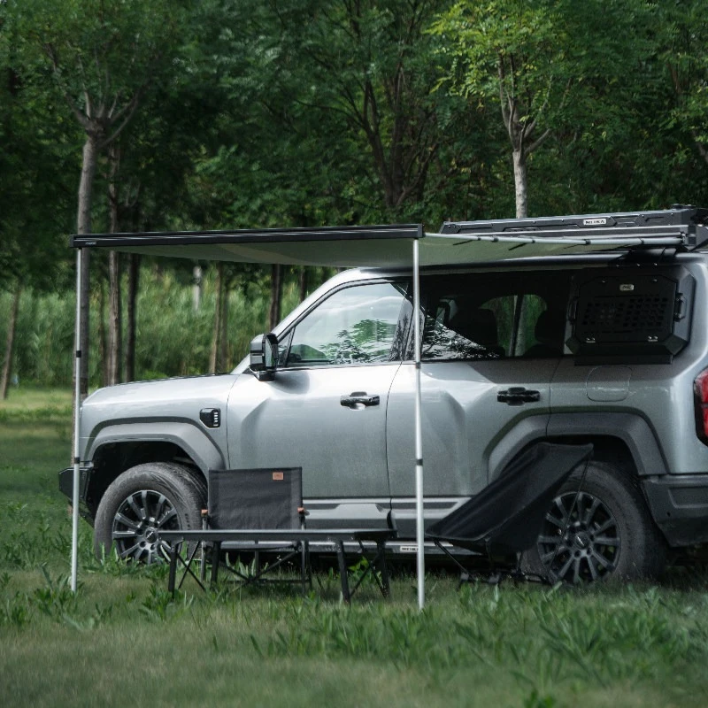 Side canopy car awning, car side tent, self-driving camping rain and sun protection side tent