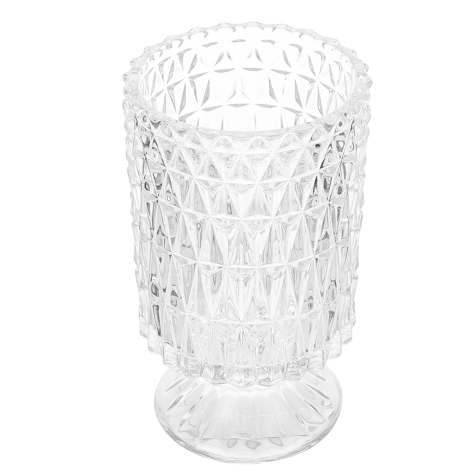 

1Pcs Creative French Glass Flower Vase Transparent Desktop Planter Elegant Light Luxury Hydroponic Container Glass Vase