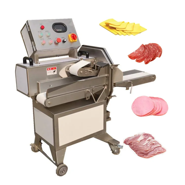 Automatic Biltong Cutter Meat Slicing Slicer Cooked Meat Cutting Slicer Electric Automatic Ham Slicing Machine