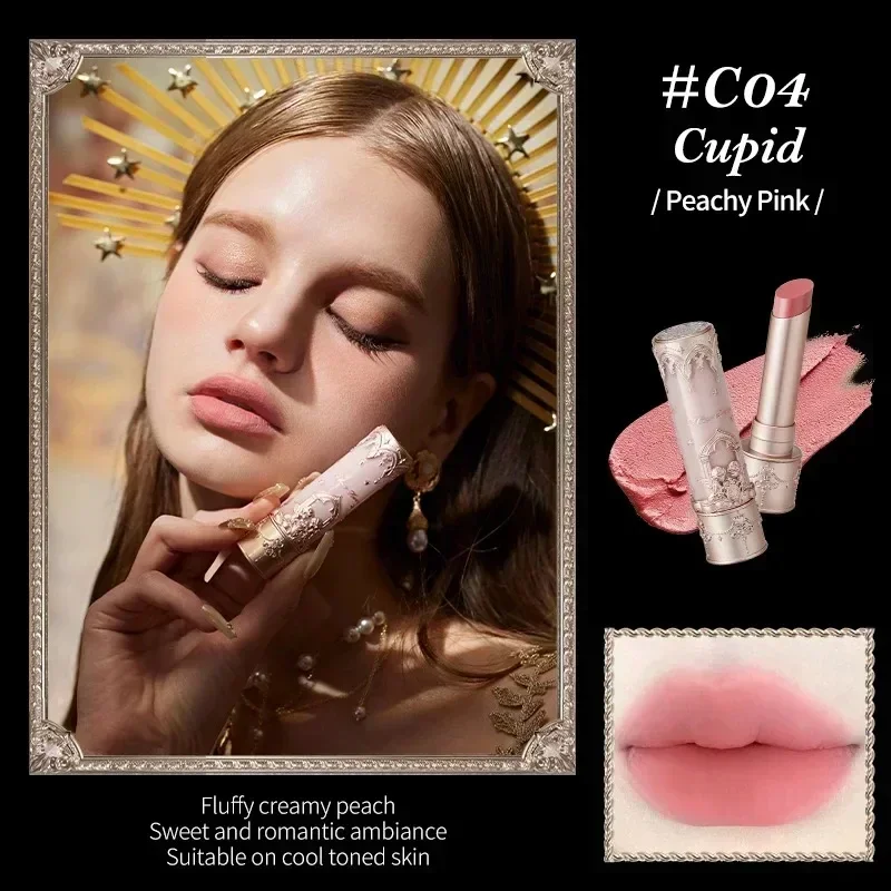 Flower Knows Swan Ballet Little Angel Collection Lipstick Velvet Matte Waterproof Lip Stick Vegan Long Lasting Lip Gloss Korean