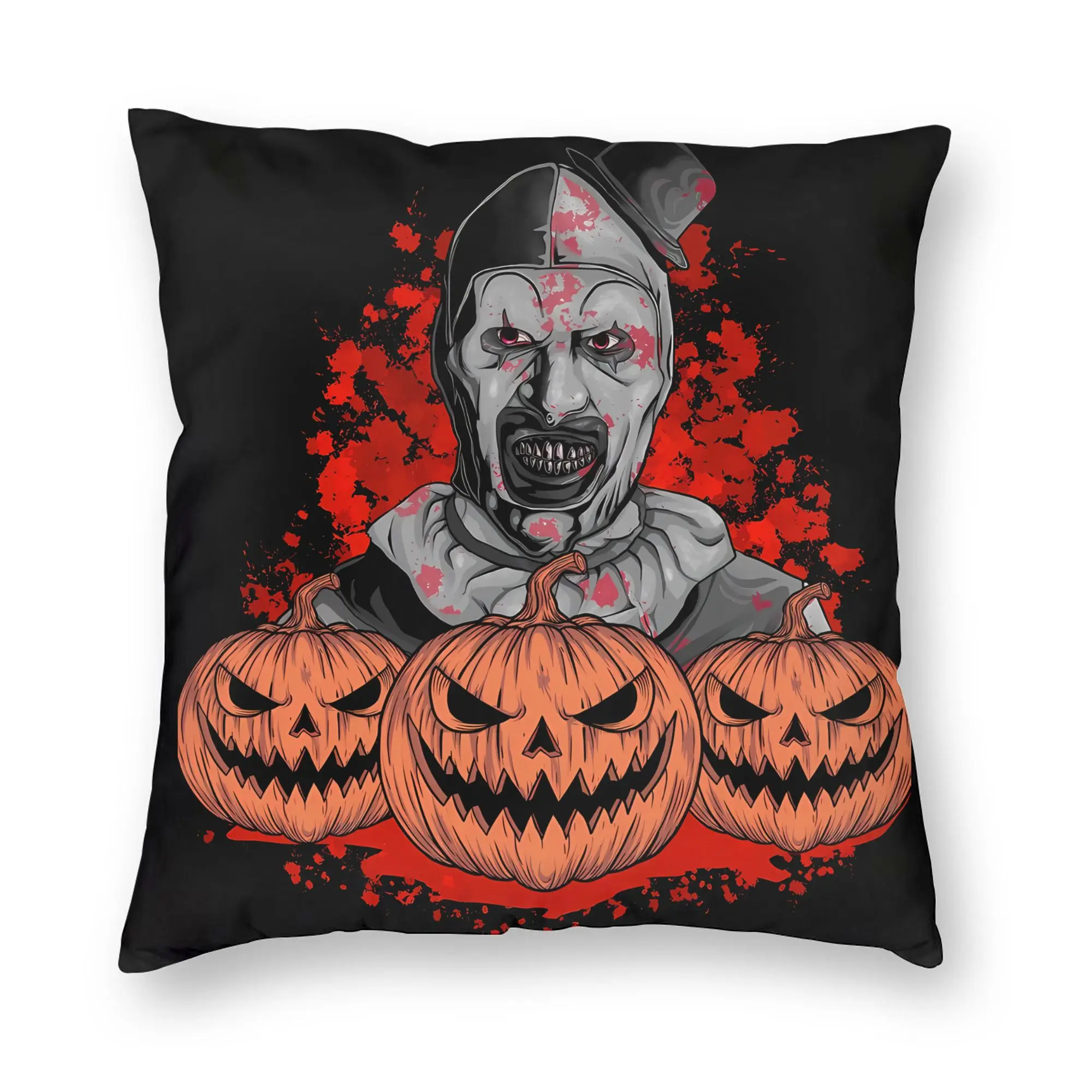 Pillow Case Terrifier Movie Design  Pillow Cover For Living Room Bed Chair Morden Pillowcases